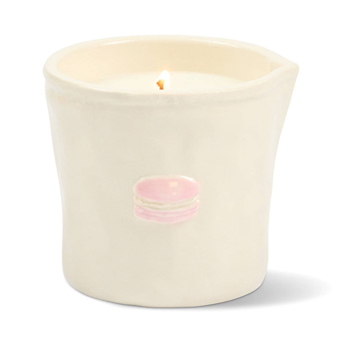 Paddywax Bistro | "Macaron" Ceramic Candle - Amber & Pistachio