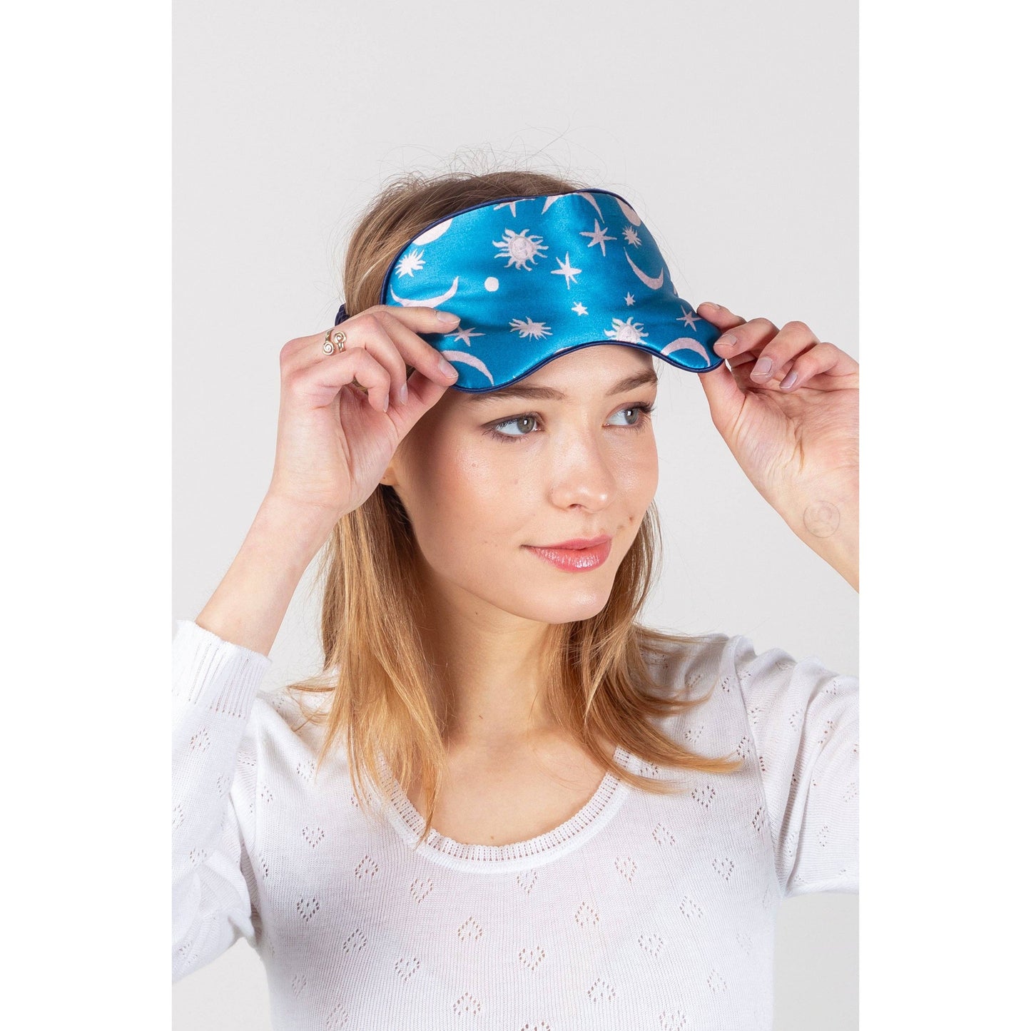 Silk Eye Mask / "The Night Sky"