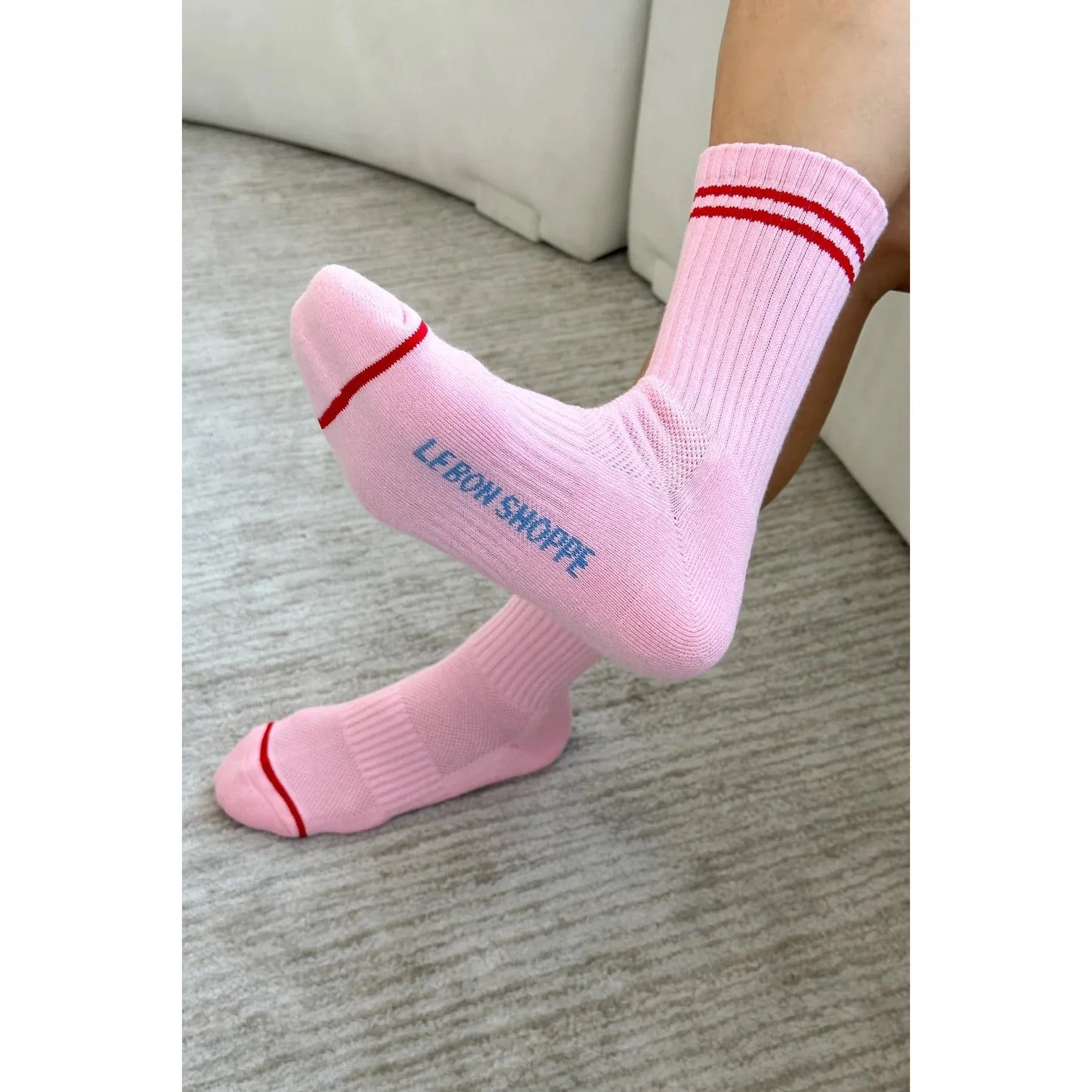BOYFRIEND SOCKS - AMOUR PINK