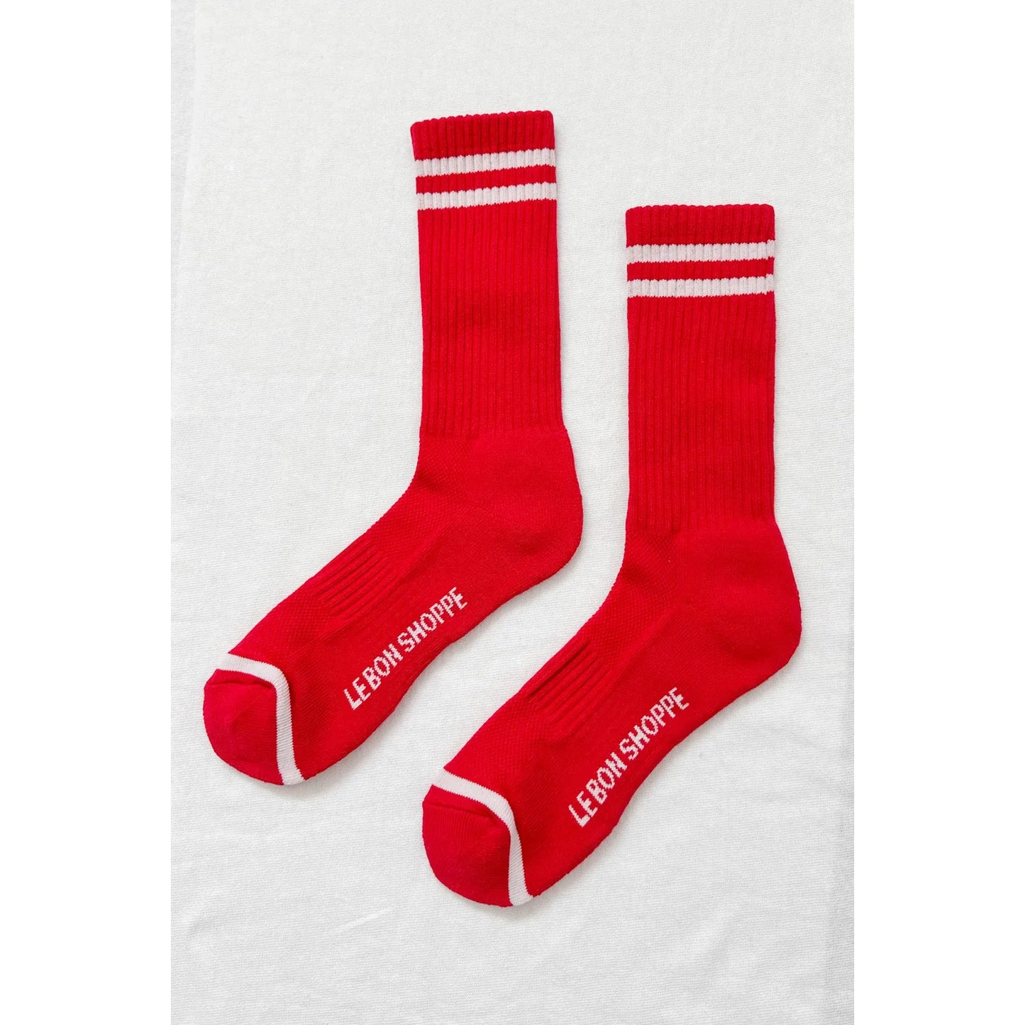 Le Bon Shoppe | Extended Boyfriend Socks - Red