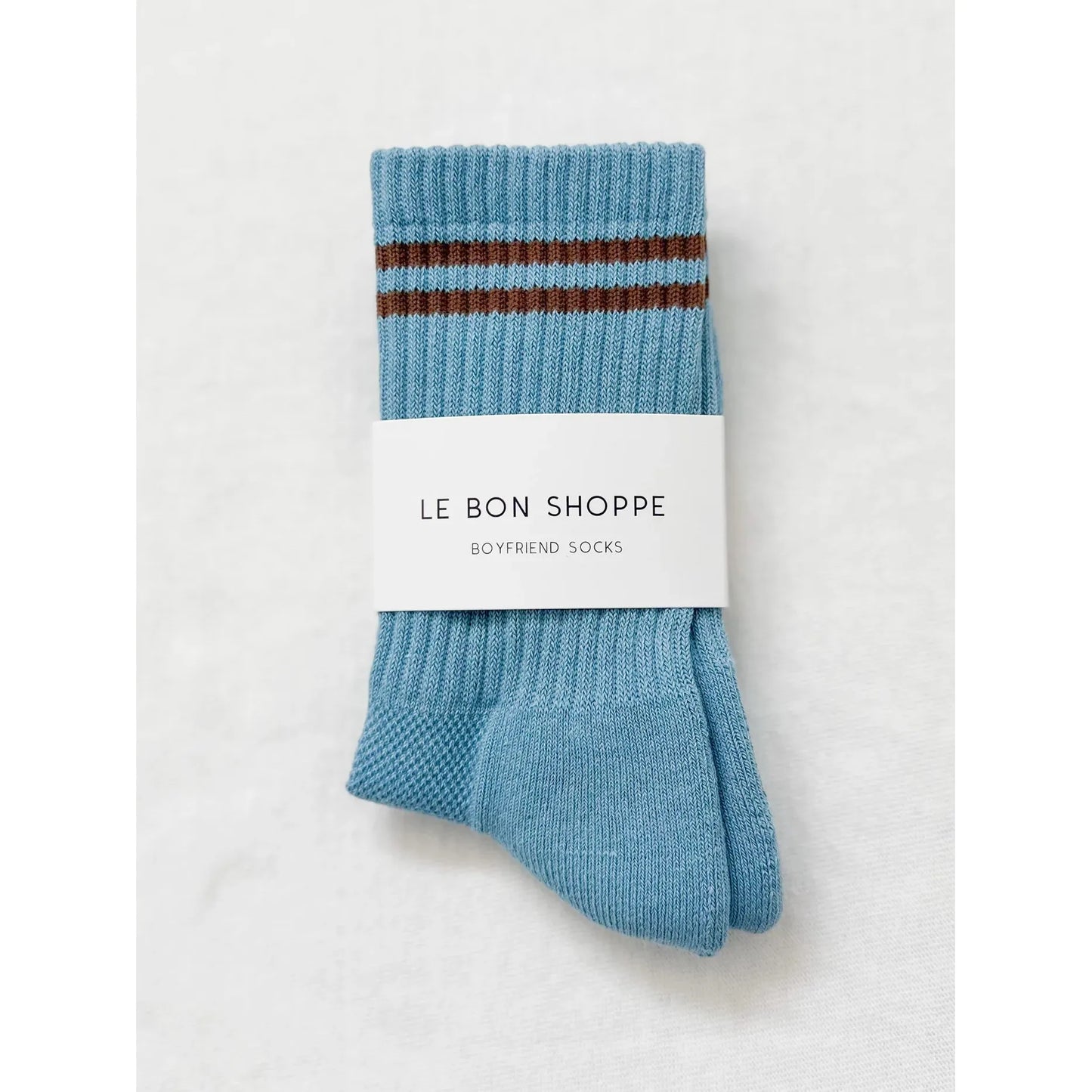 BOYFRIEND SOCKS - POWDER BLUE
