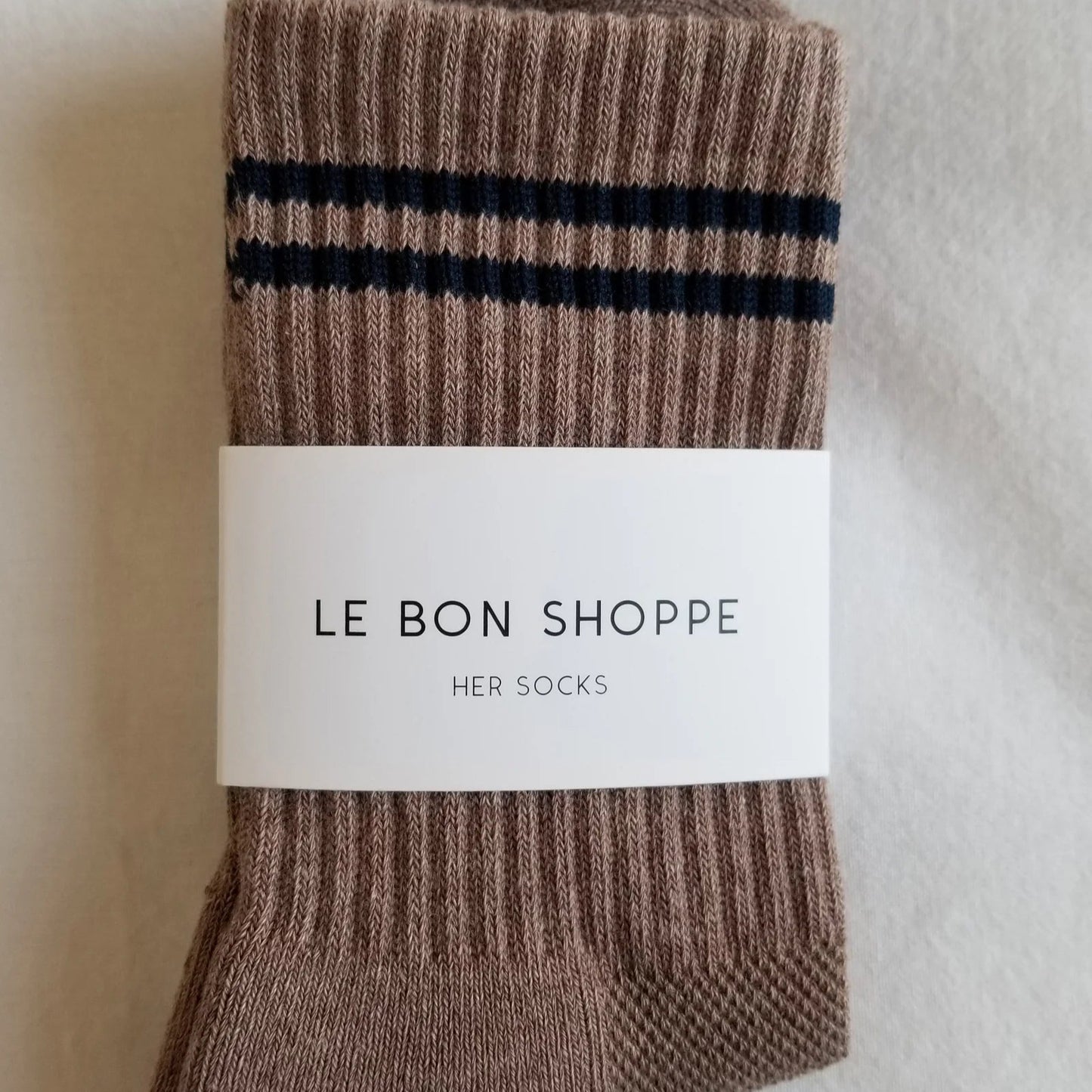 BOYFRIEND SOCKS - COCOA