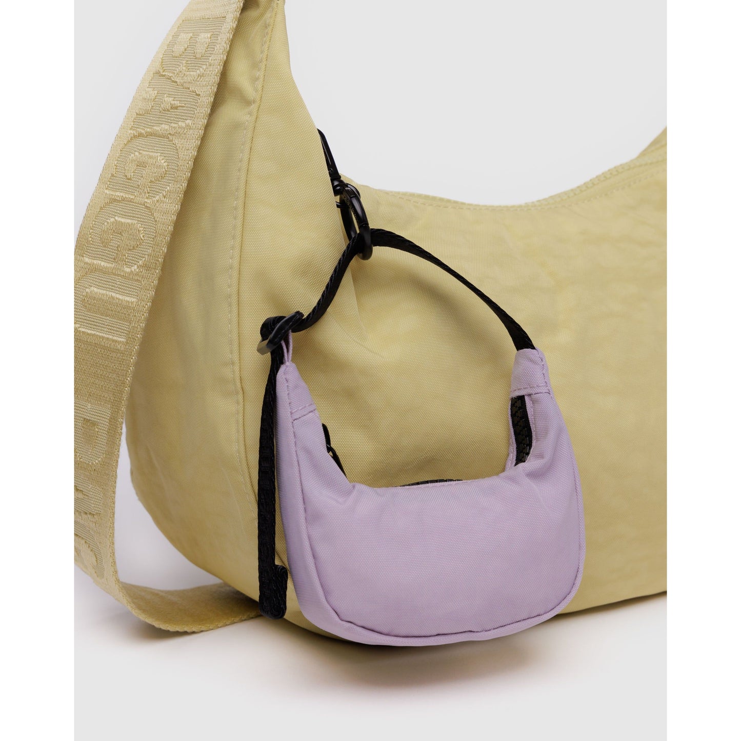 CRESCENT BAG CHARM - DUSTY PINK