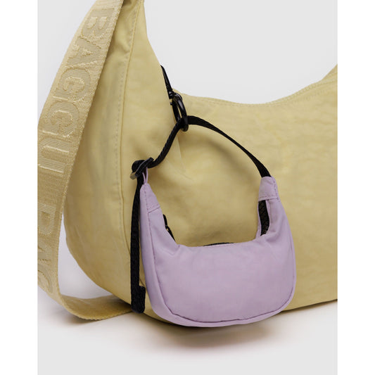 Crescent Bag Charm - Dusty Pink