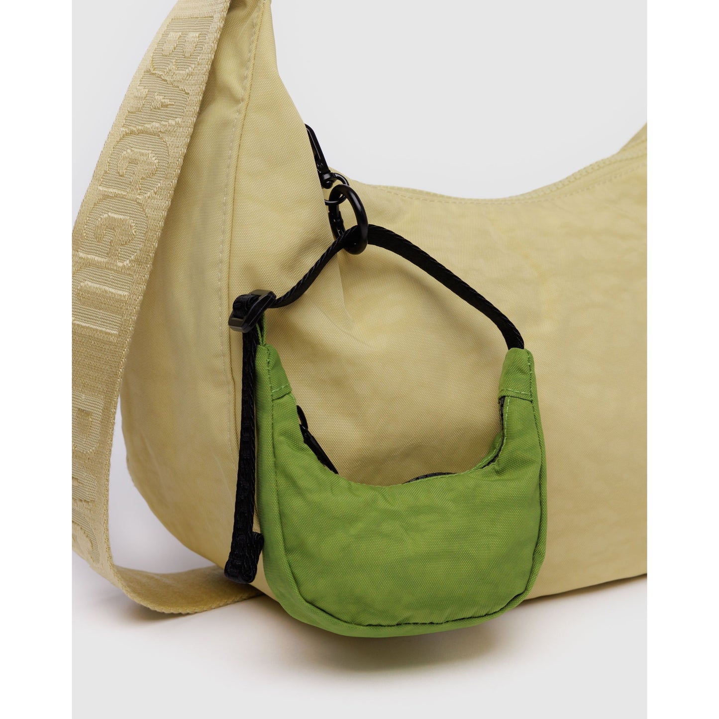 CRESCENT BAG CHARM - GREEN JUICE