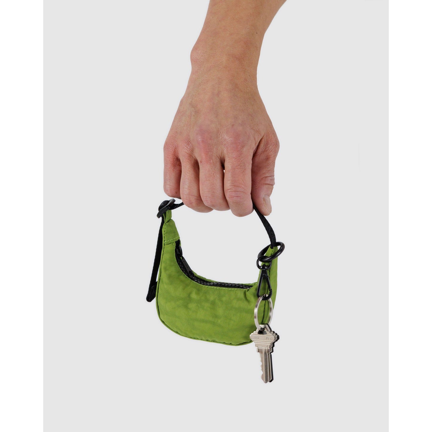 CRESCENT BAG CHARM - GREEN JUICE