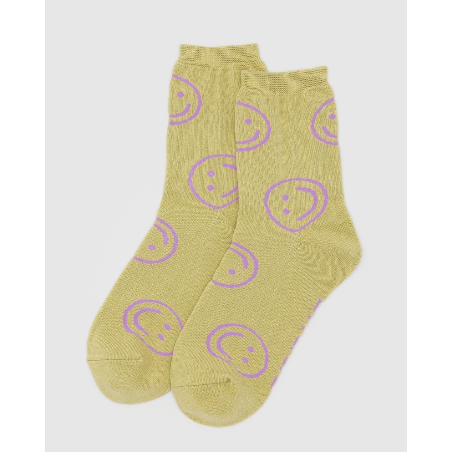 CREW SOCK - STRAW HAPPY