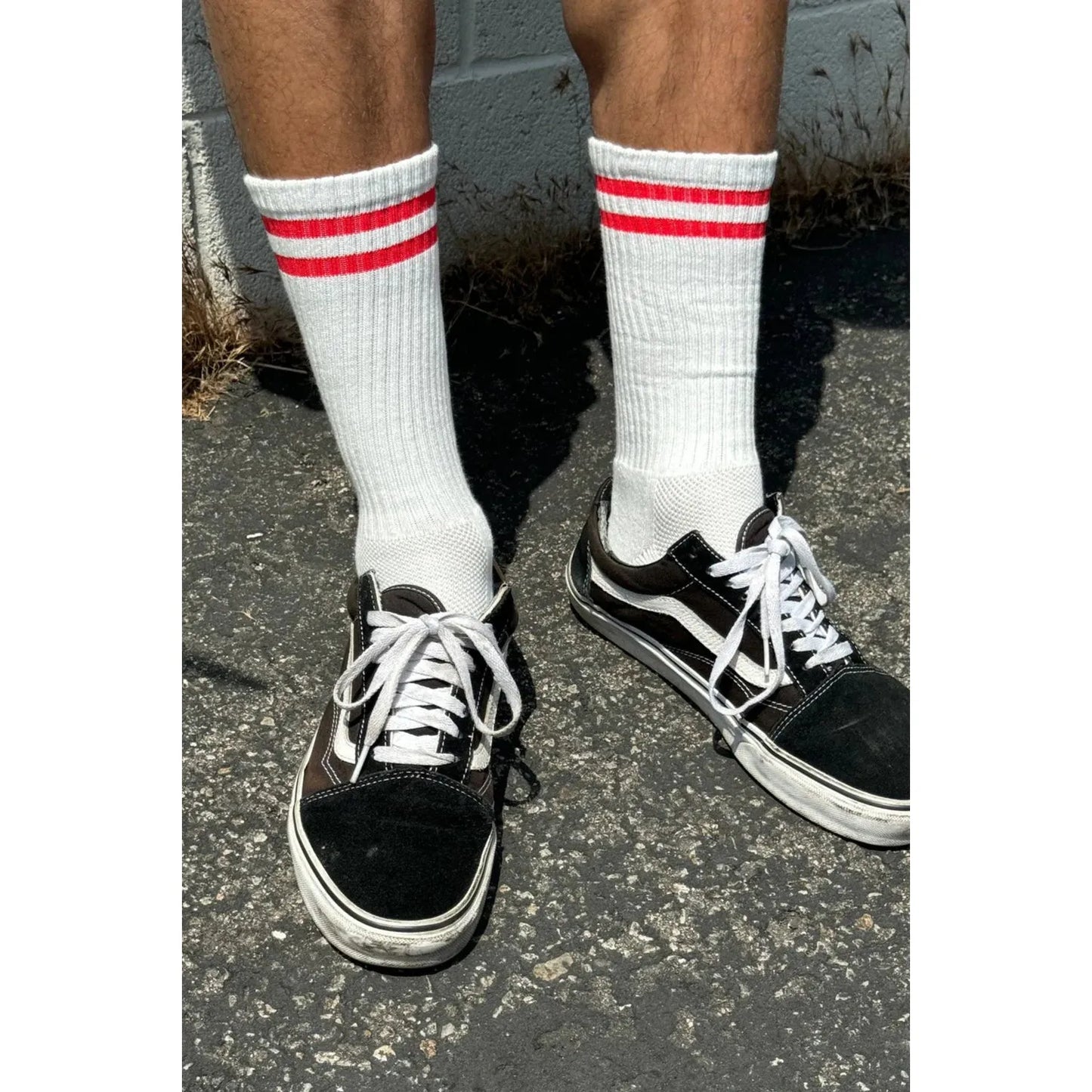 EXTENDED BOYFRIEND SOCKS - CLEAN WHITE