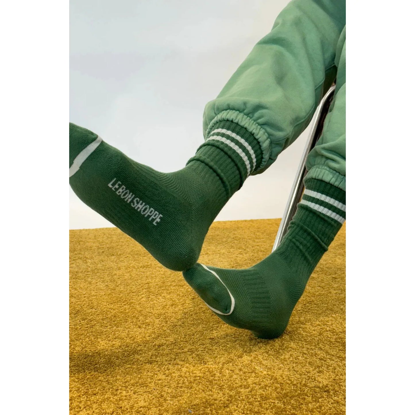 EXTENDED BOYFRIEND SOCKS - MOSS