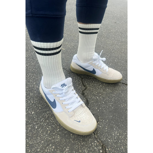 Le Bon Shoppe | Extended Boyfriend Socks - Classic White
