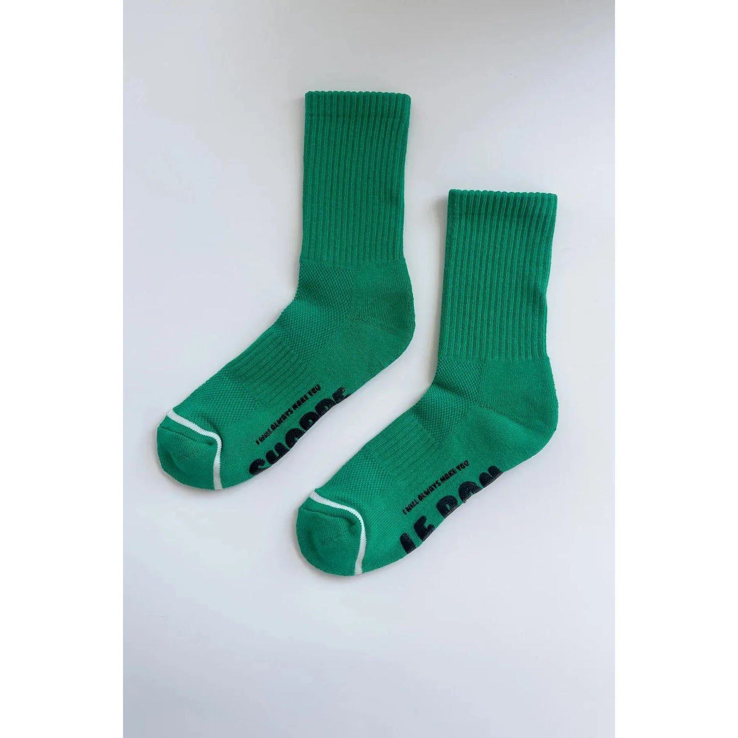 HUGGER SOCKS - KELLY/BLACK