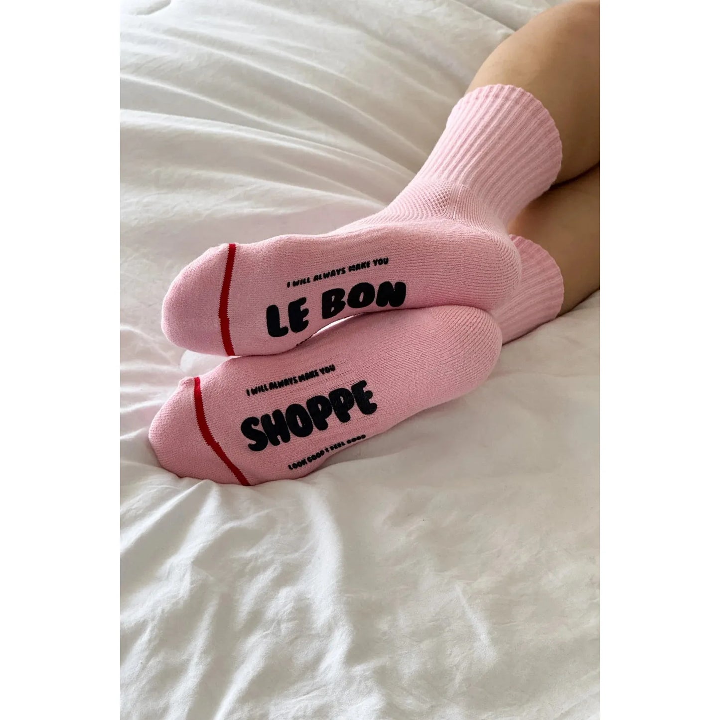 HUGGER SOCKS - PINK/BLACK