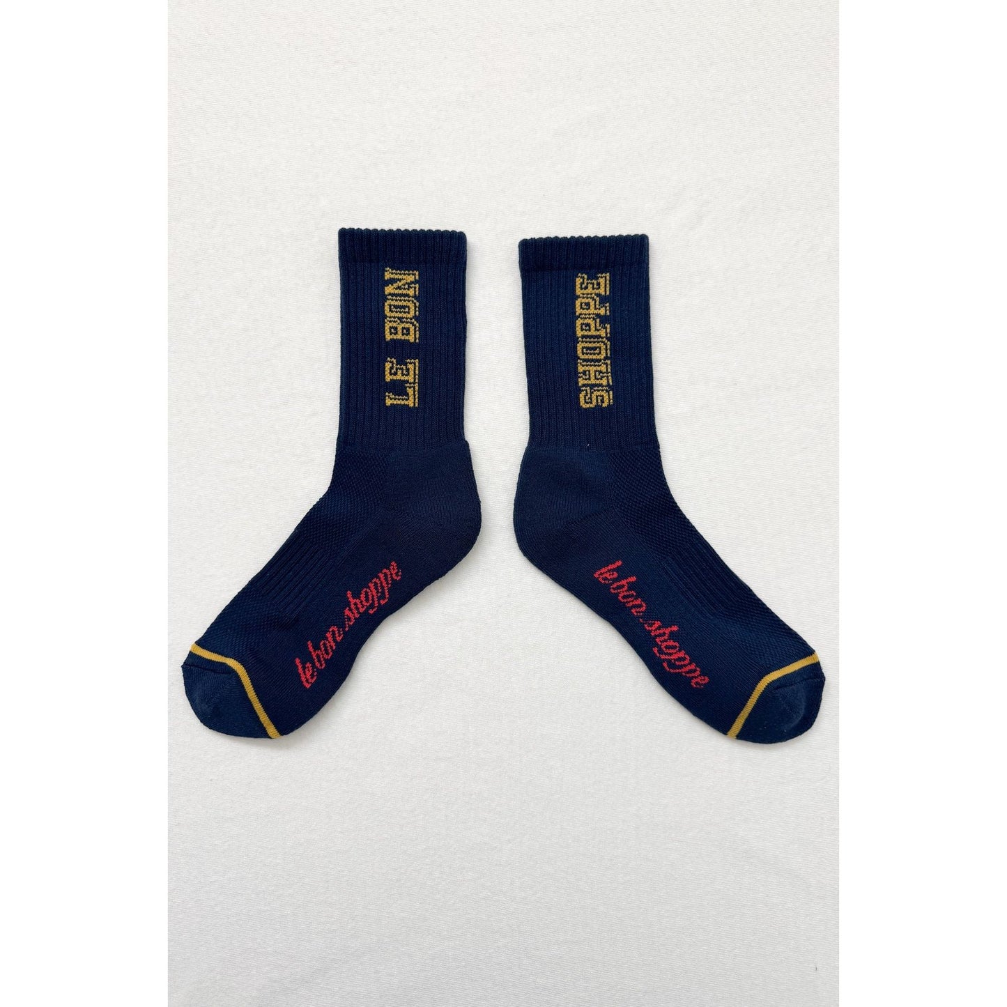 PREPPY SOCKS - NAVY / GOLD