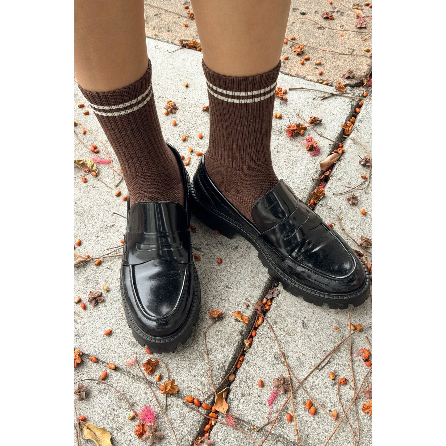 BOYFRIEND SOCKS - WOOD