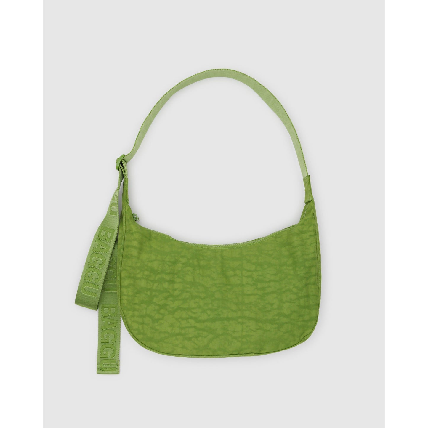 MEDIUM NYLON CRESCENT BAG - GREEN JUICE
