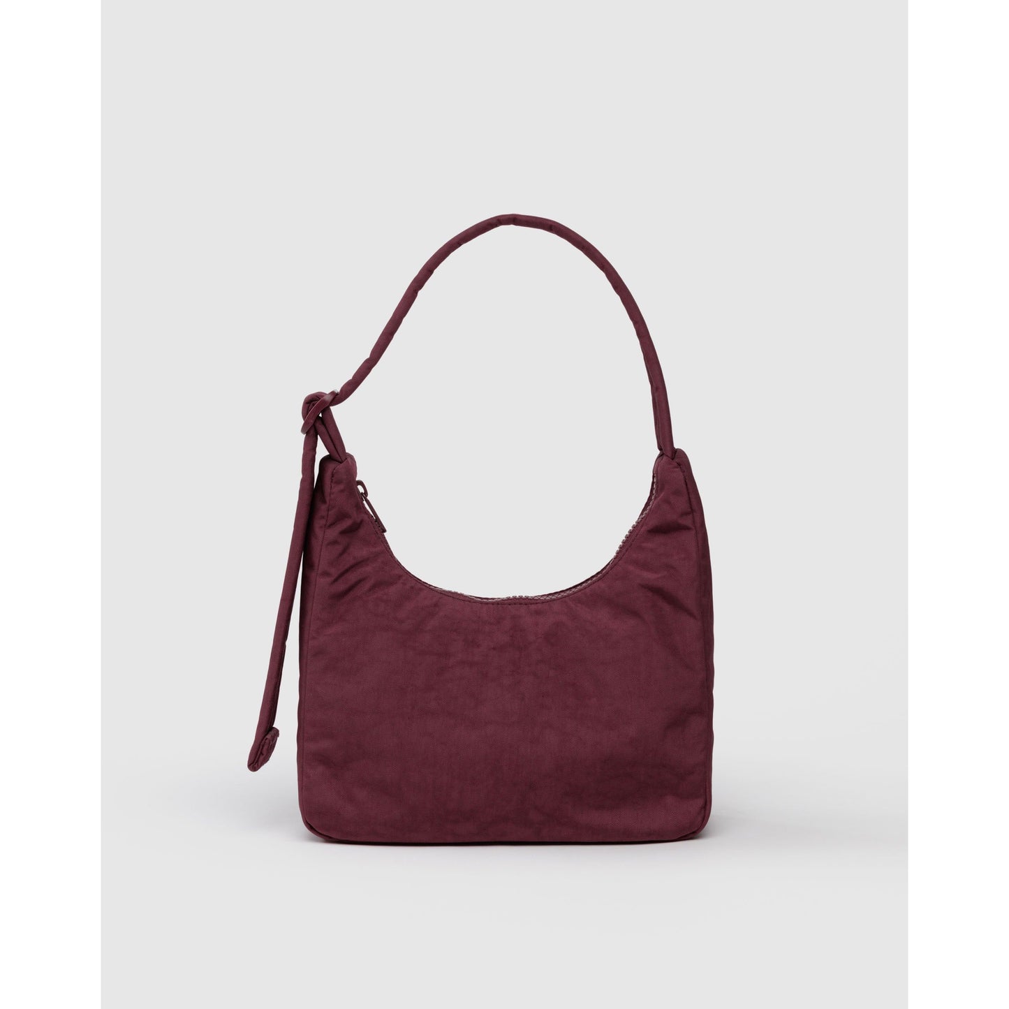 Mini Nylon Shoulder Bag - Mahogany