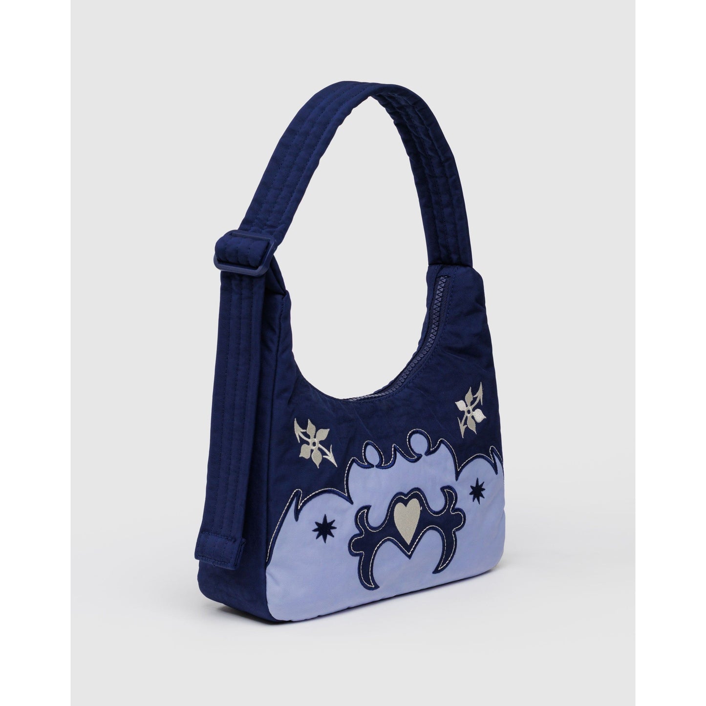 Mini Nylon Shoulder Bag - Western Applique