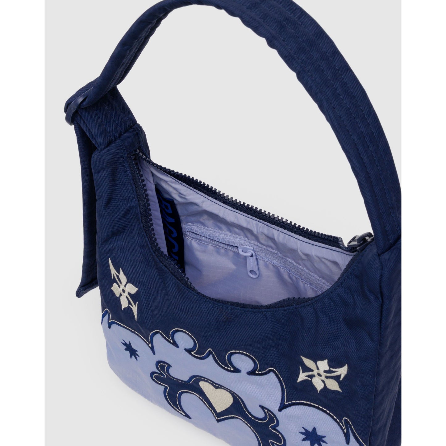 Mini Nylon Shoulder Bag - Western Applique
