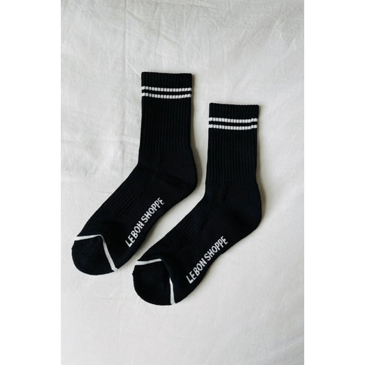 Boyfriend Socks - Noir
