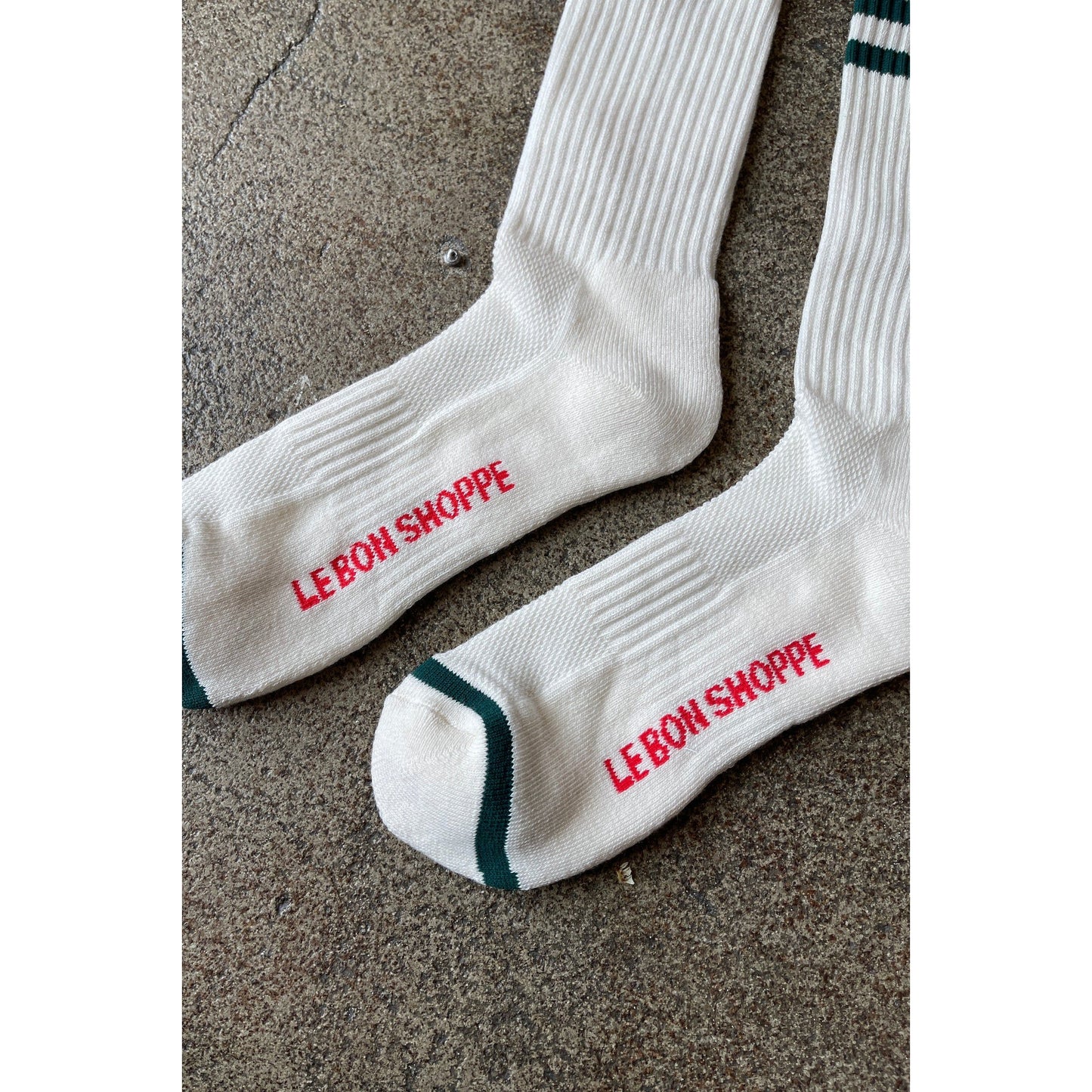 Extended Boyfriend Socks - Parchment