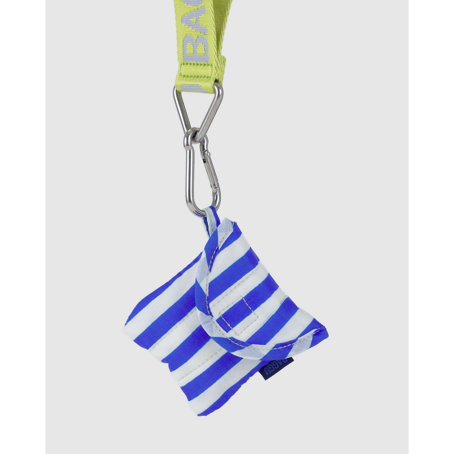 PUFFY EAR BUDS CASE - BLUE STRIPE