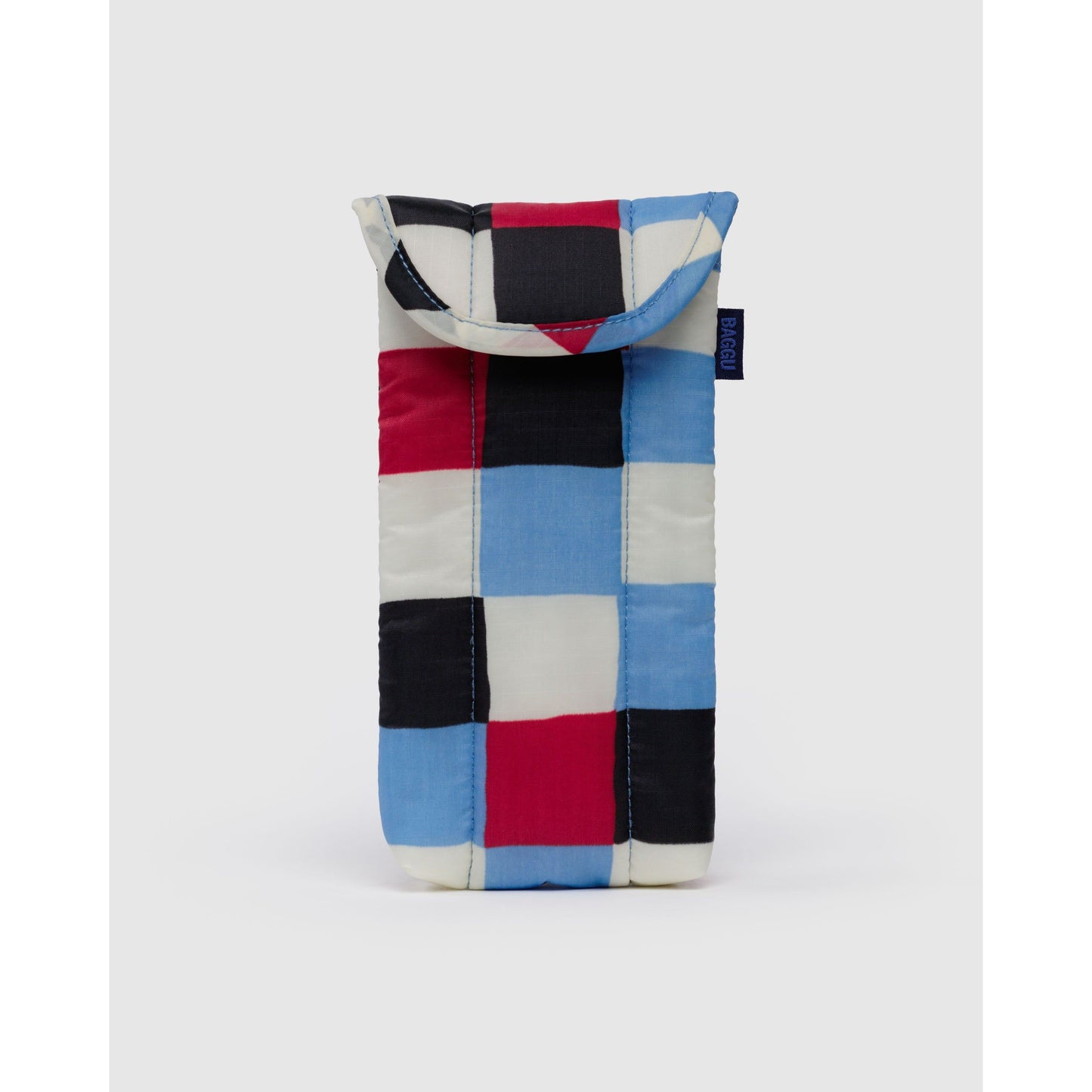 Puffy Glasses Sleeve - Painted Check