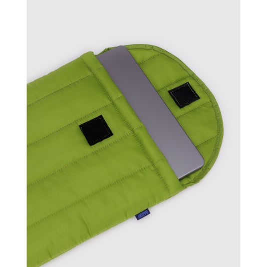 Puffy Laptop Sleeve - Green Juice
