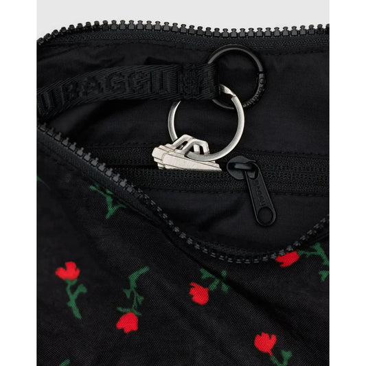 Small Nylon Crescent Bag - Painted Wildlower