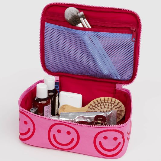 Baggu | Small Cosmetic Case - Azalea Pink Happy
