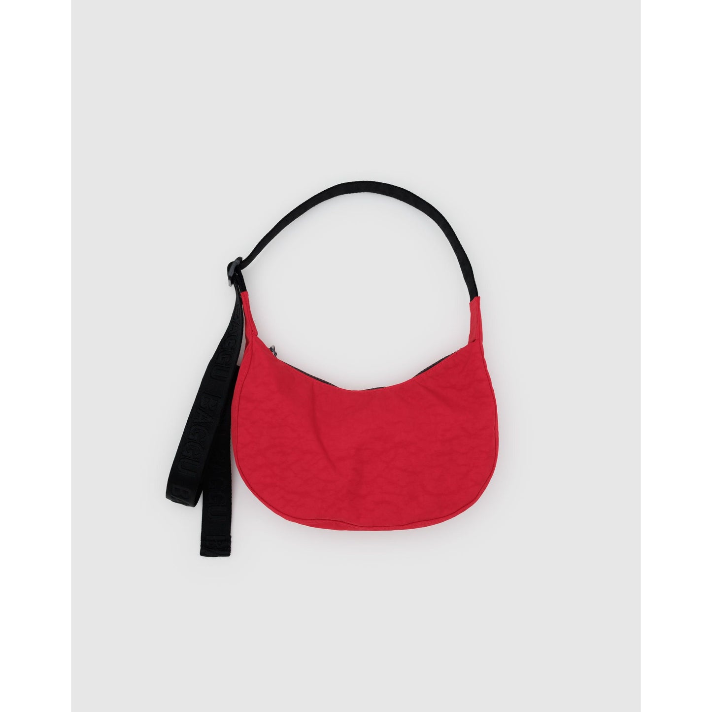 SMALL NYLON CRESCENT BAG - CANDY APPLE
