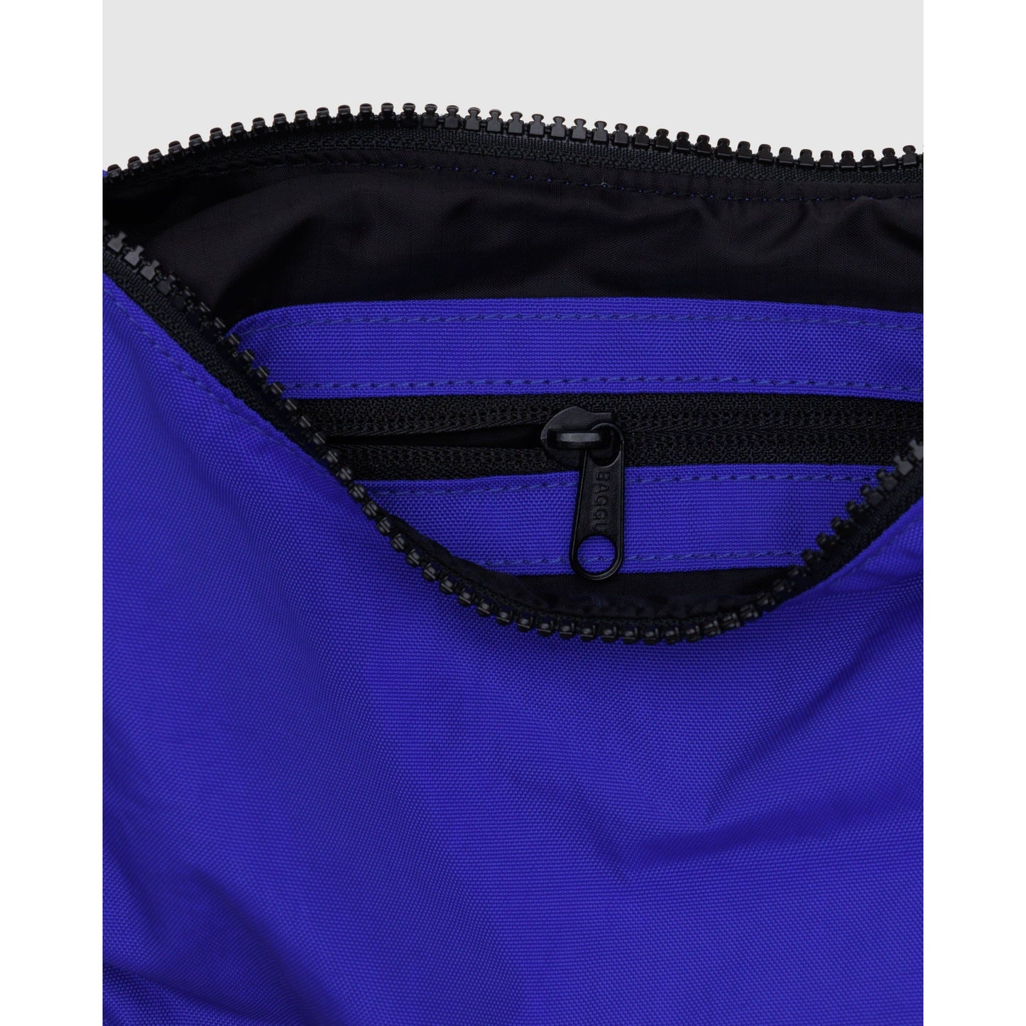 SMALL NYLON CRESCENT BAG - LAPIS