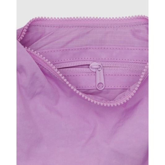 Small Nylon Crescent Bag - Peony