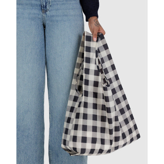 Standard Baggu - Black & White Check
