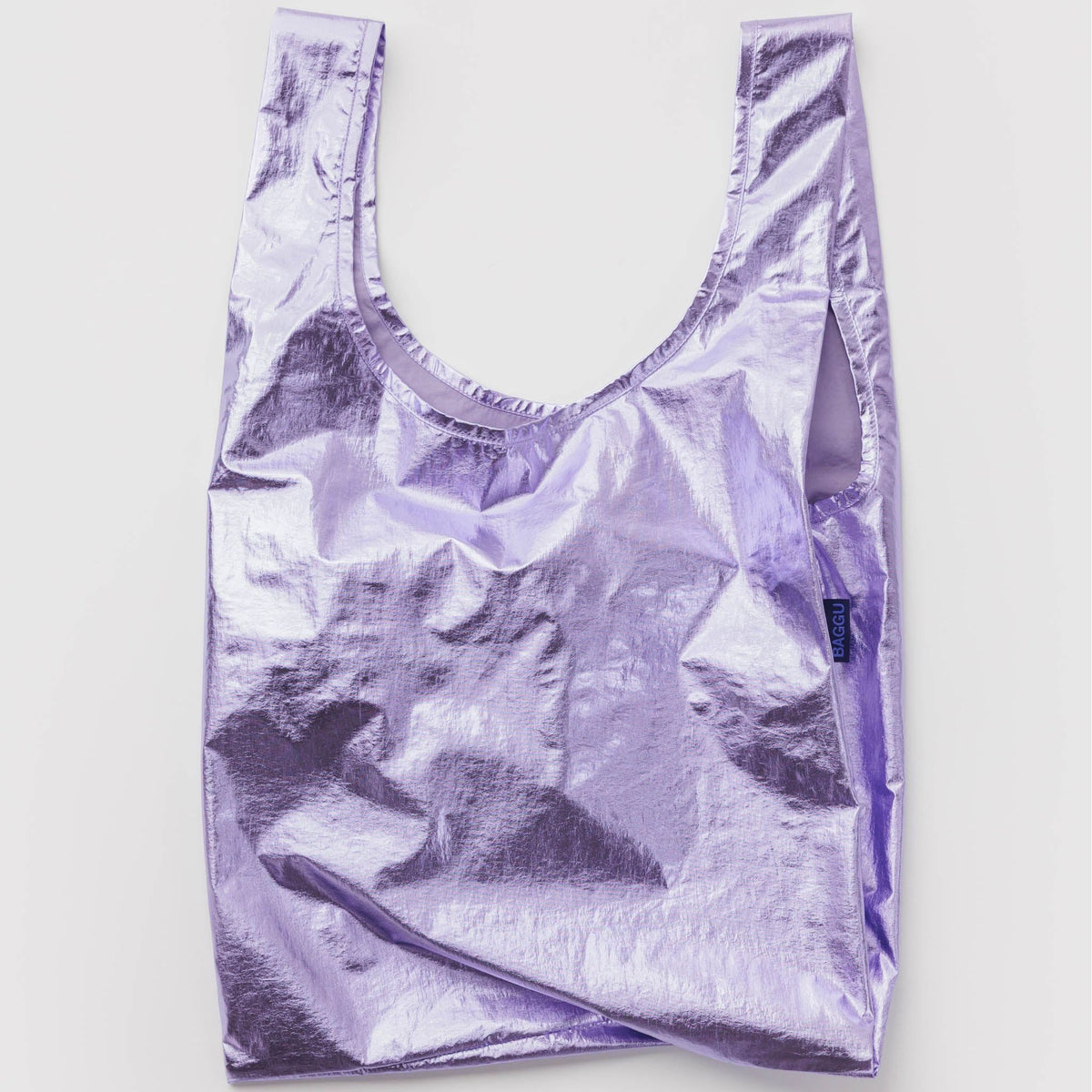 Baggu | 'Standard' Reusable Shopper Lavender Metallic