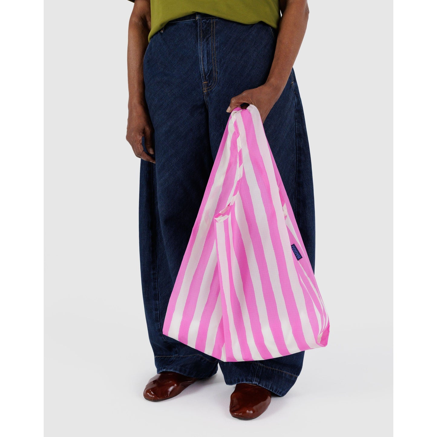 STANDARD BAGGU - PINK STRIPE