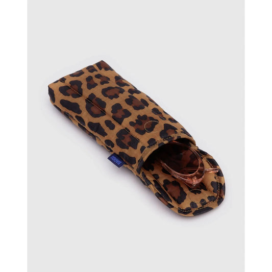Baggu | Puffy Glasses Sleeve - Leopard - The Malo Life