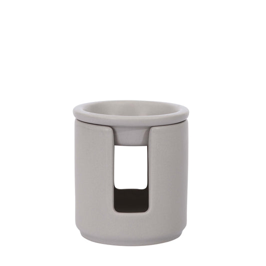 Stoneglow | Ceramic Wax Melter – Grey - The Malo Life