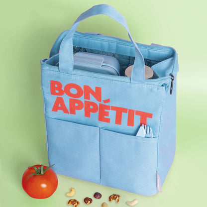 Helio Ferretti | Bon Appetit Light Blue Lunch Bag