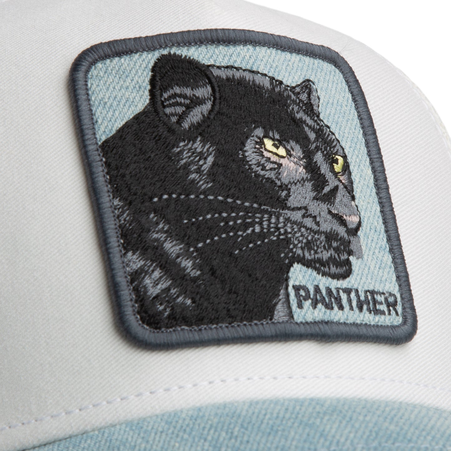 Goorin Bros | 'Denim Panther' Trucker - Light Denim/White