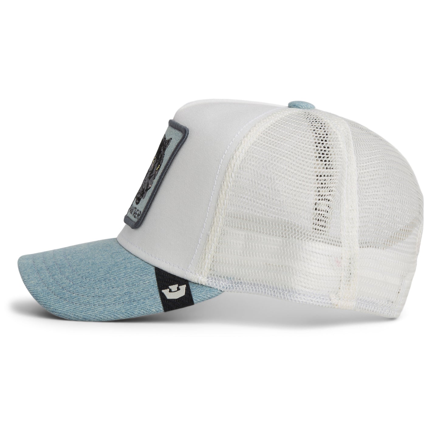 Goorin Bros | 'Denim Panther' Trucker - Light Denim/White