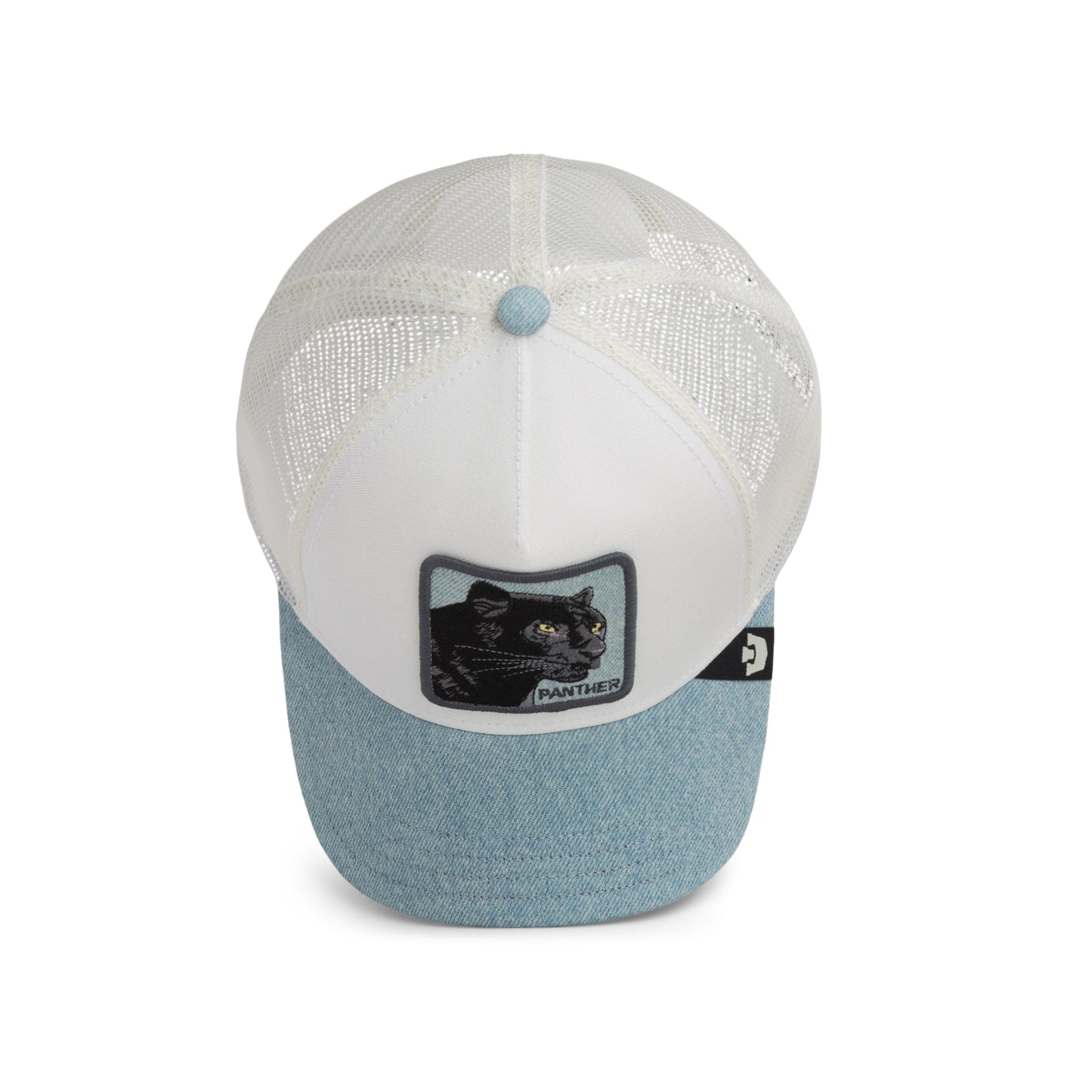 Goorin Bros | 'Denim Panther' Trucker - Light Denim/White