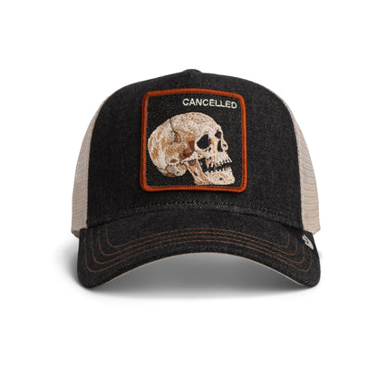 Goorin Bros | 'Denim Skull' Trucker - Dark Denim