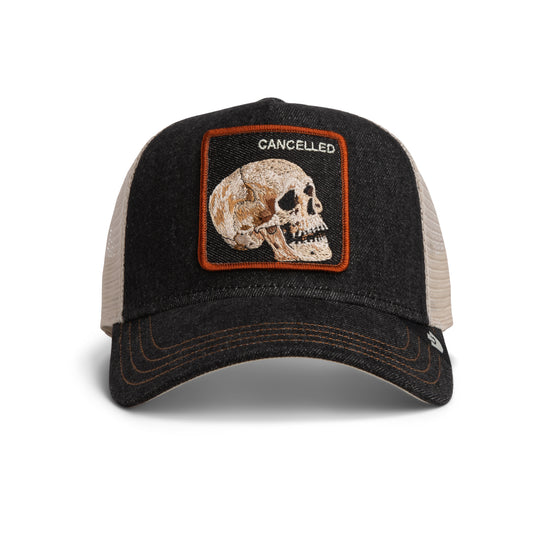 Goorin Bros | 'Denim Skull' Trucker - Dark Denim