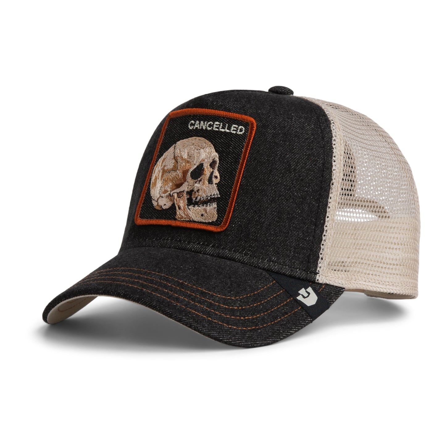 Goorin Bros | 'Denim Skull' Trucker - Dark Denim