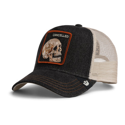 Goorin Bros | 'Denim Skull' Trucker - Dark Denim