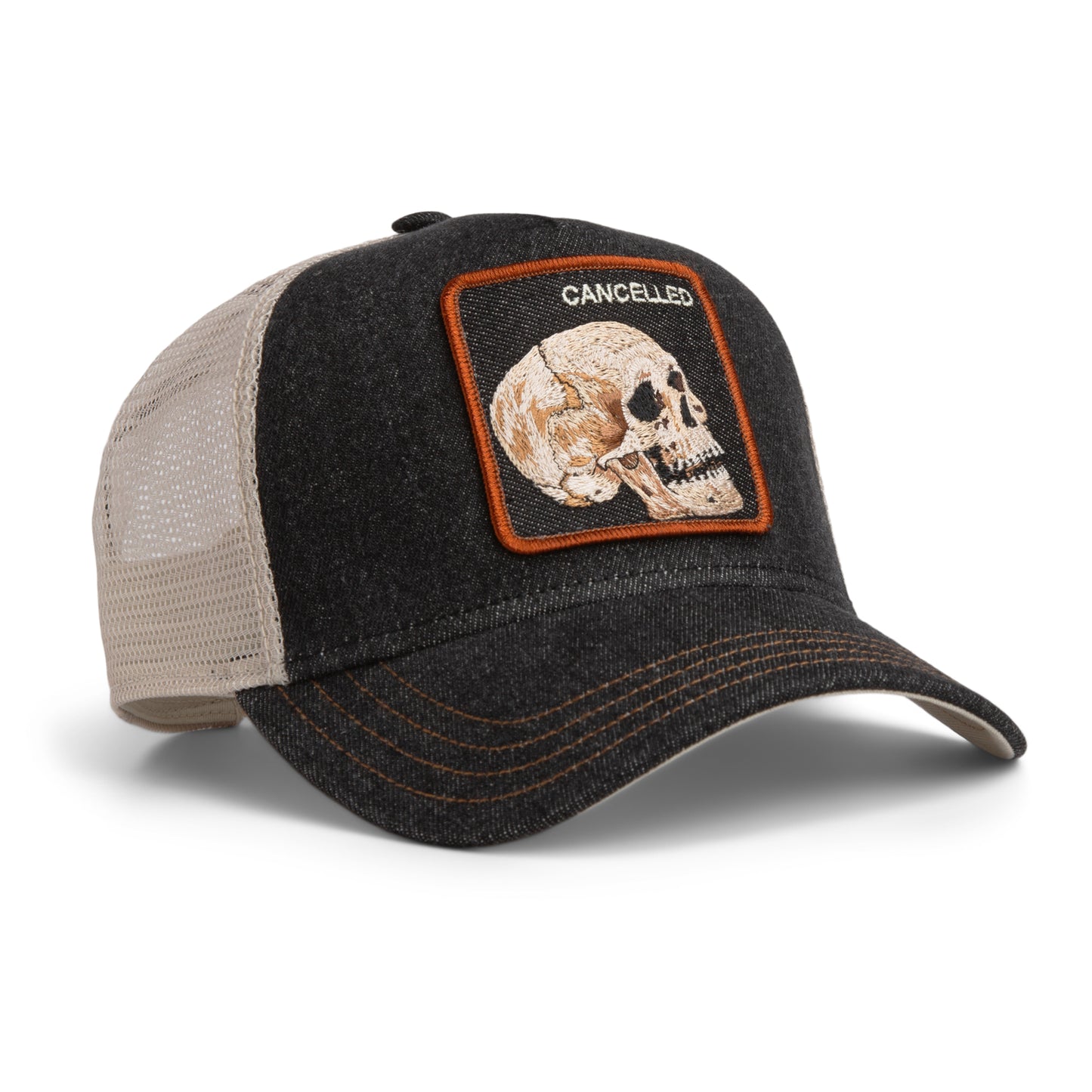 Goorin Bros | 'Denim Skull' Trucker - Dark Denim