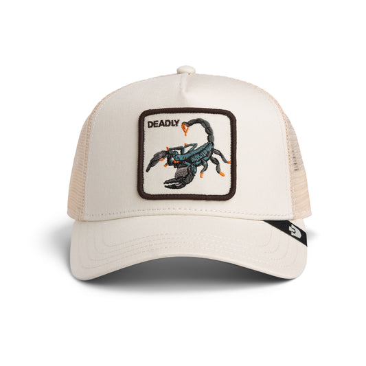 Goorin Bros | 'Deadly Scorpion' Trucker - Chalk