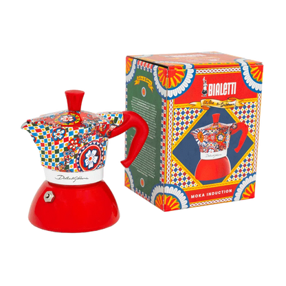 Bialetti X Dolce & Gabbana | Sicilian Cart Moka Induction 4 Cup