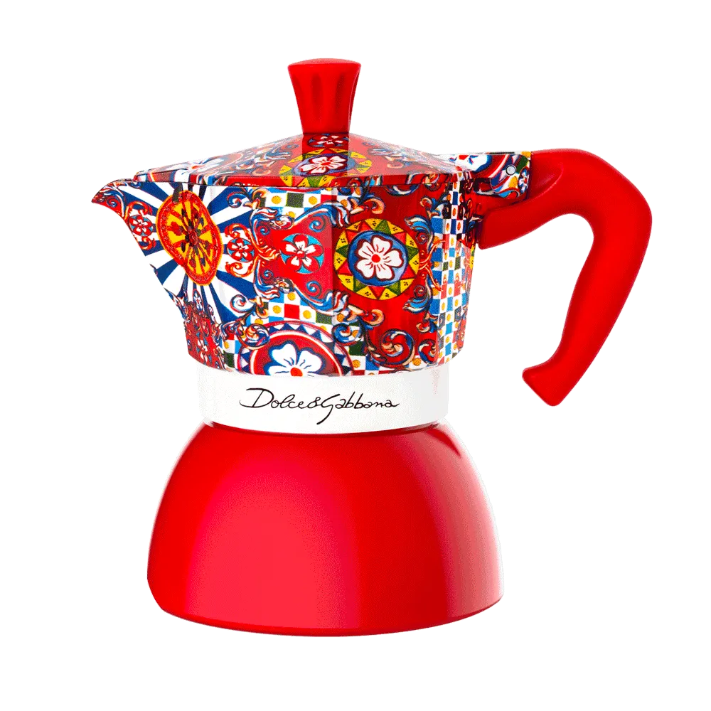 Bialetti X Dolce & Gabbana | Sicilian Cart Moka Induction 4 Cup