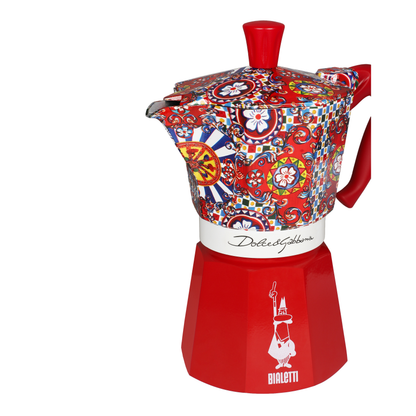Bialetti X Dolce & Gabbana | Sicilian Cart Moka Express 6 Cup
